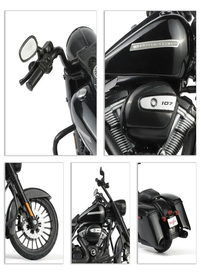 Risopen 2017 Road King Special Motorcycle Toy Compatible for Harley Davidson 1:12 Mini 2017 Road King Special Motorcycle Model diecast Moto for 5-7 inch Doll seat Decoration Moto Toy Gift - Image 5